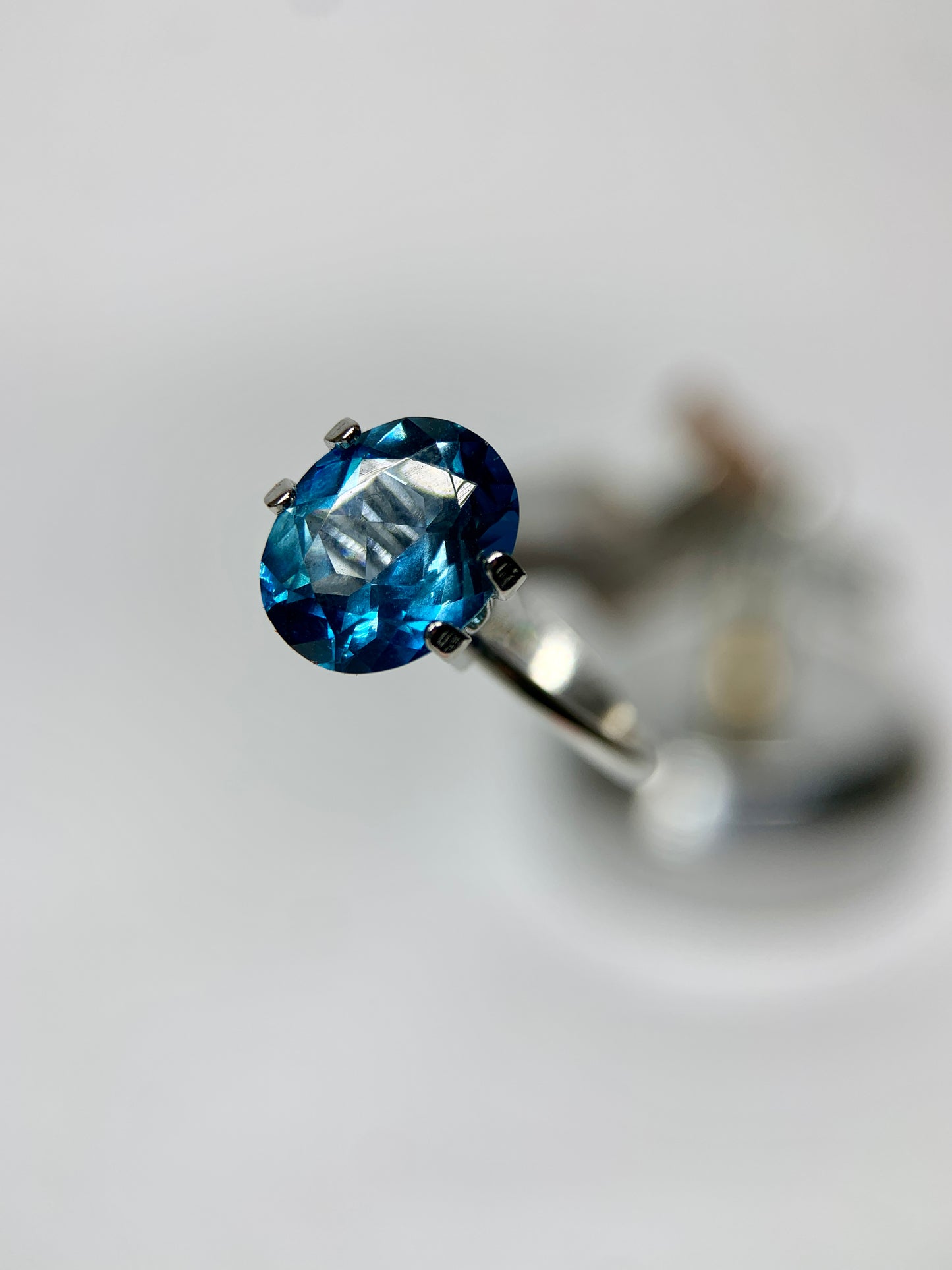 Natural Topaz London Blue Oval Brilliant Cut