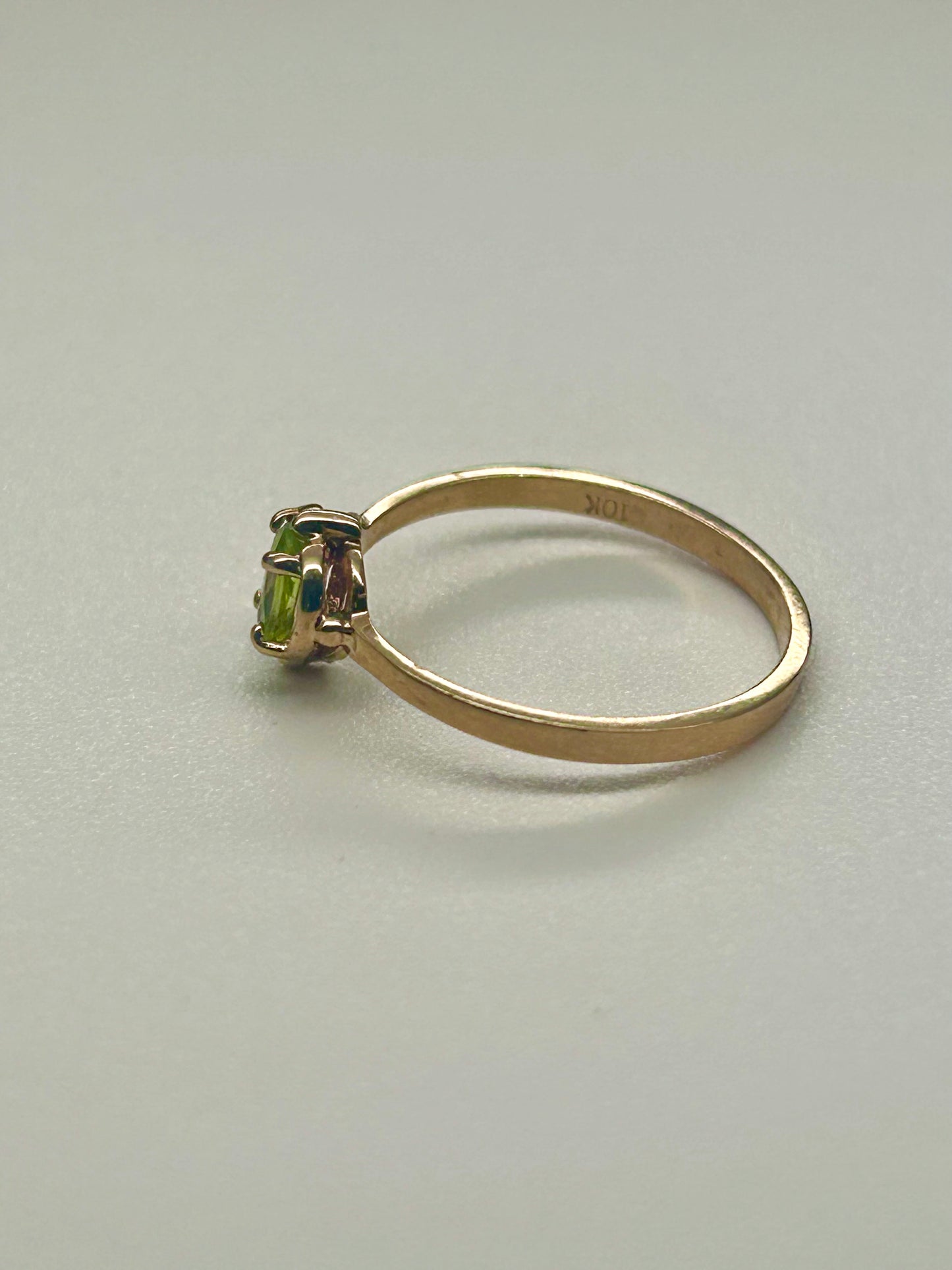 Peridot 10K Gold Ring