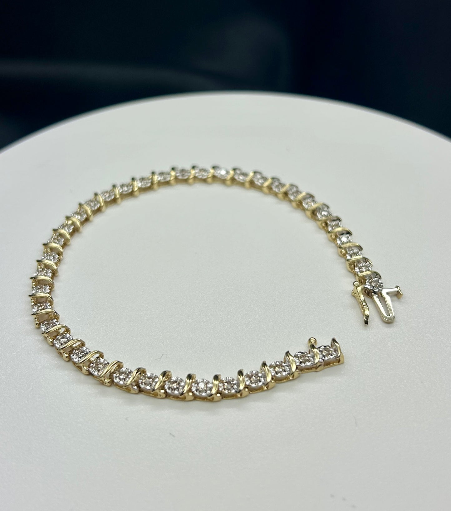 14K Gold Diamond Tennis Bracelet