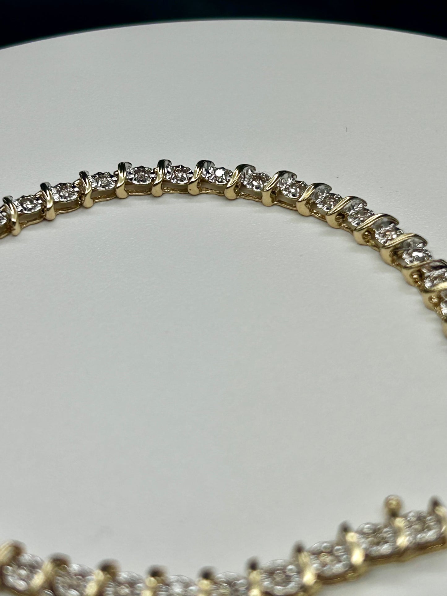 14K Gold Diamond Tennis Bracelet